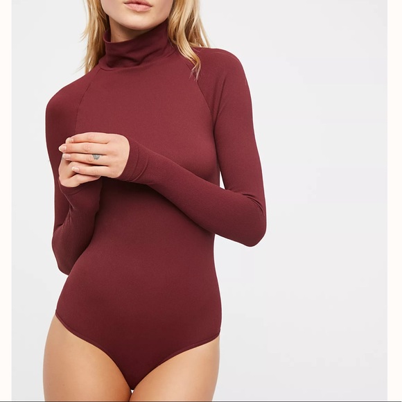 Free People Tops - Free People Seamless Turtleneck Bodysuit